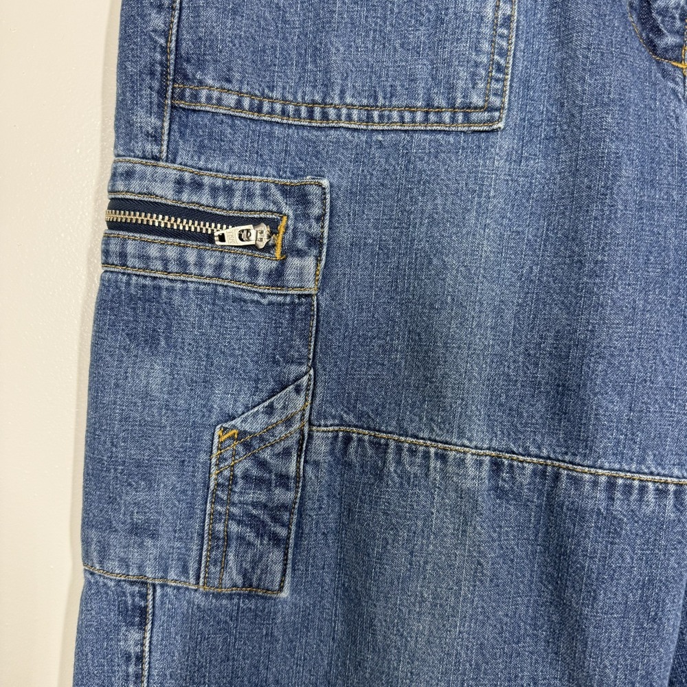 Jones New York Sport Capri Jeans sz 30 Medium Wash Stretch Wide Leg Classic EUC - Picture 12 of 14